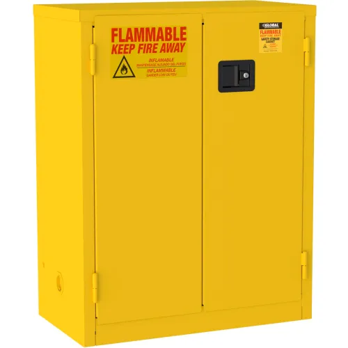 Global Industrial™ Flammable Cabinet, Manual Close Single Door, 12
