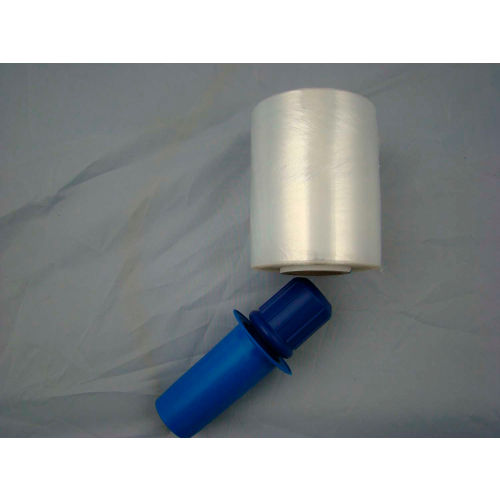 Goodwrappers® PRD578M Banding Film, 650' x 5" x 120 Gauge w/ Extended Core Handle - 12/PACK