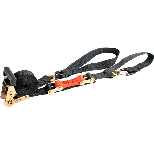 8-Pack Of 1" X 13 Ft Ratchet Tie Down Straps With S Hooks - Cargo Securement, US Seller 9 thumbnail image