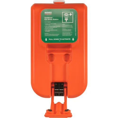 Hughes® Gravity Fed Portable Eyewash Station, Self Contained, 10 Gallon