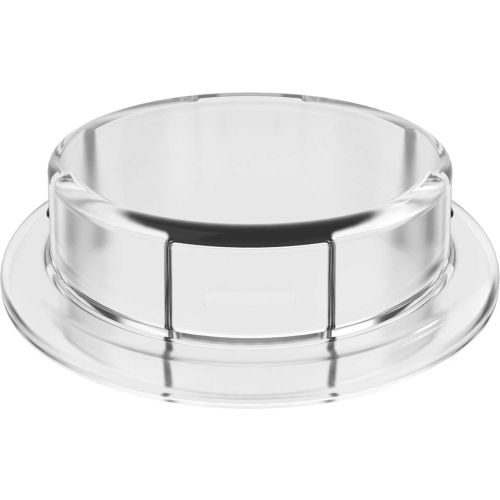 Justrite 12868 Closed Adapter for Carboy Cap, Clear, 83mm
