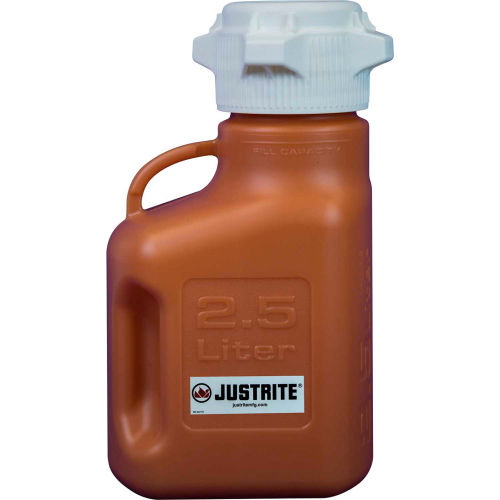 Justrite 12919 Carboy, HDPE, 2.5-Liter