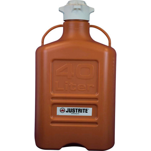 Justrite 12923 Carboy, HDPE, 40-Liter