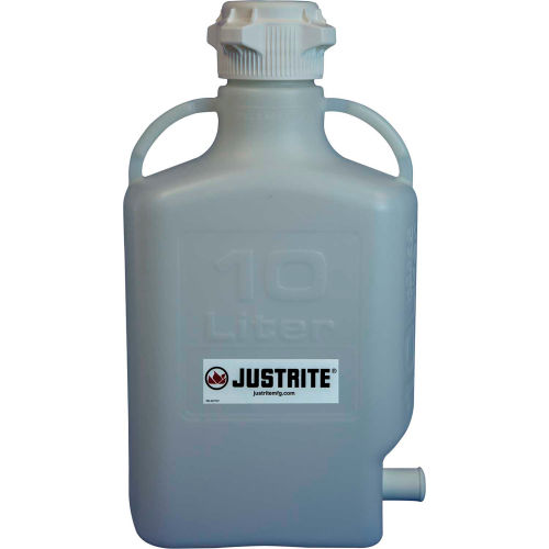 Justrite 12935 Carboy With 3&quot; Sanitary Neck, PP, 10-Liter