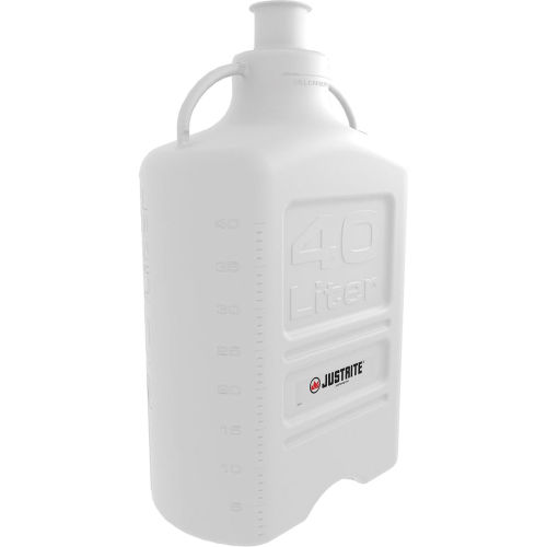 Justrite 12937 Carboy With 3&quot; Sanitary Neck, PP, 40-Liter