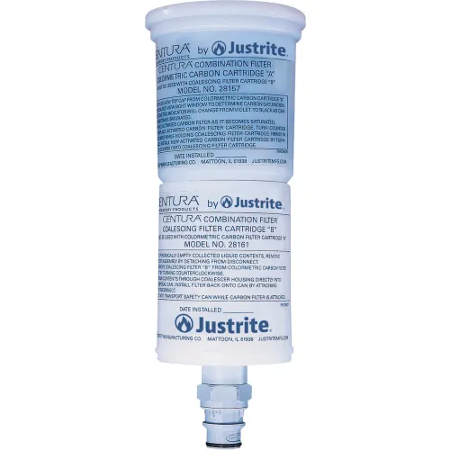 Justrite® Coalescing/Carbon Filter with Polypropylene Disconnect