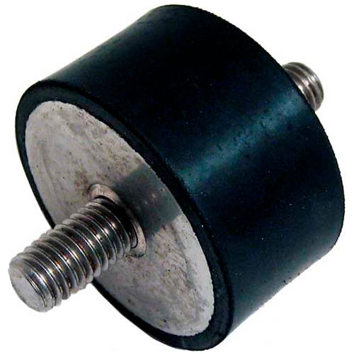 J.W. Winco, Vibration Isolation Mounts Cylindrical Type, .98&quot;, 126.3376 Max Load