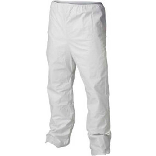 KeyGuard® Pants, Elastic Waist, Open Cuff, White, MD 50/Case