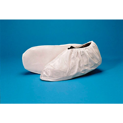 Laminated Polypropylene Shoe Covers with Non Skid AQ Sole, Water