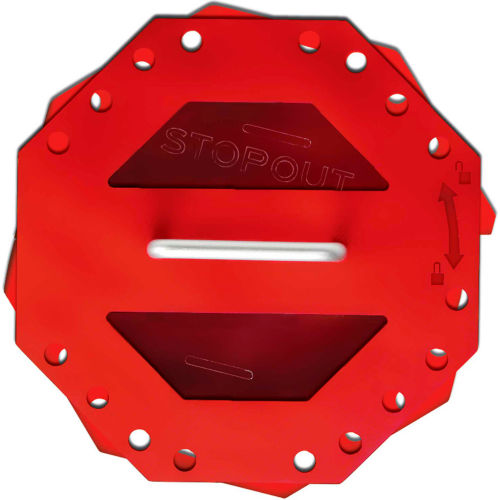 Accuform KCC620 Lockout, Stopout® Look 'N Stop Compact Group Lock Box, Plastic