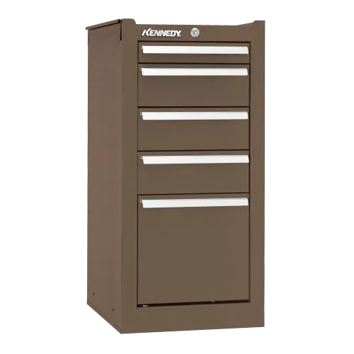 Kennedy® K2000 5 Drawer Hang-On Side Cabinet, 13-5/8