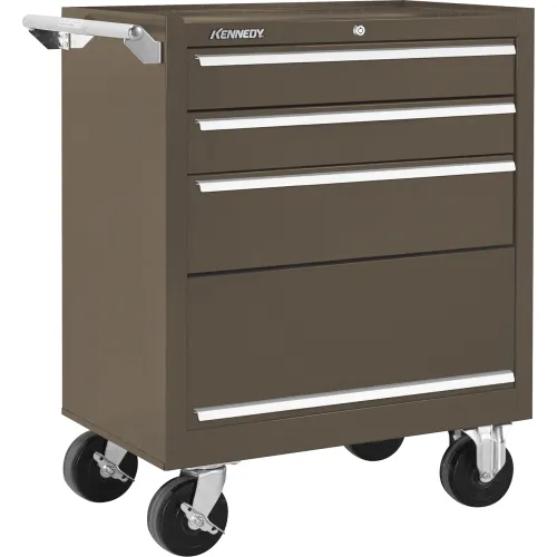 Kennedy® K1800 3 Drawer Roller Cabinet With Compartment, 27