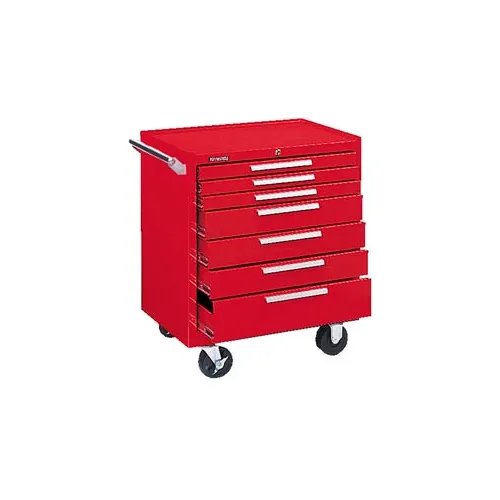 Kennedy® 297XR K2000 Series 29W X 20D X 35H 7 Drawer Red Roller Cabinet