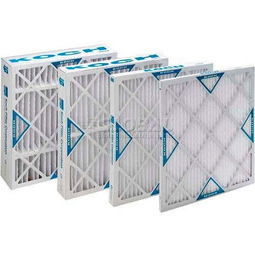 Koch Filter™ XL8 Pleated Filter, 20 X 25 X 1", MERV 8, High Capacity - Pkg Qty 12
