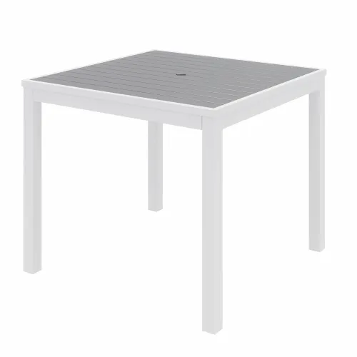 KFI Gray Indoor/Outdoor Furniture - Synthetic Polymer Seat - Aluminum Frame - Gray - 1 Each KFI Gray Indoor/Outdoor Furniture - Synthetic Polymer Seat - Aluminum Frame - Gray - 1 Each