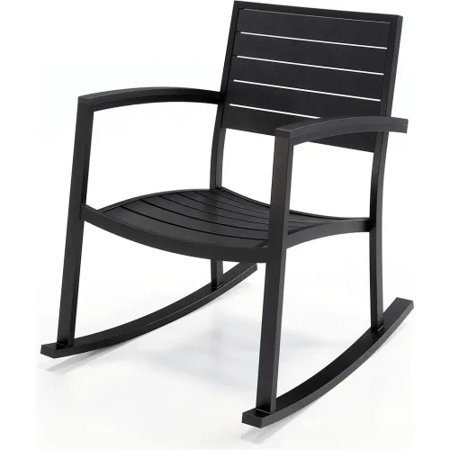 KFI Gray Indoor/Outdoor Furniture - Synthetic Polymer Seat - Aluminum Frame - Gray - 1 Each KFI Gray Indoor/Outdoor Furniture - Synthetic Polymer Seat - Aluminum Frame - Gray - 1 Each