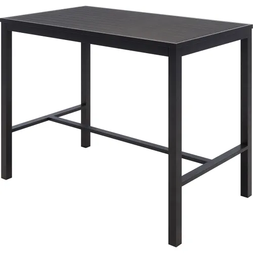 Rectangular discount bistro table