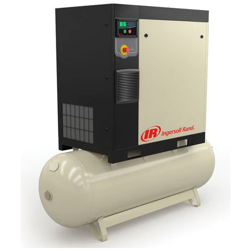 Ingersoll Rand R11i-125, 15 HP, Rotary Screw Comp, 80 Gal, Horiz., 125 PSI, 53.9 CFM, 3PH 200V