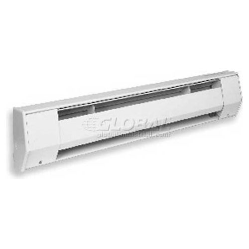 King Electric Baseboard Heater 8K2020BW, 2000W, 208V, 96"L, White