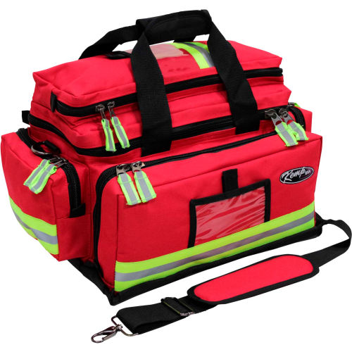Kemp Large Professional Trauma Bag, Red, 10-104-RED