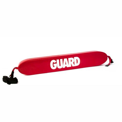 Kemp 40" Rescue Tube With Plastic Clips, Red, 10-202-RED