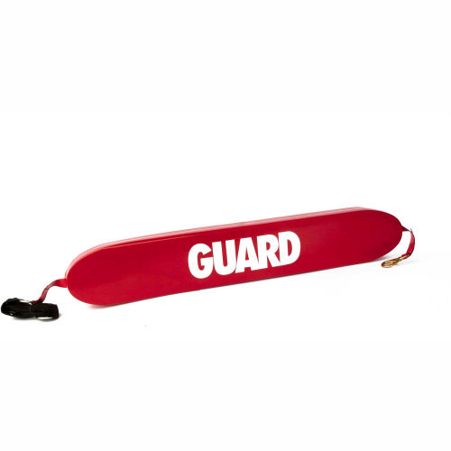 Kemp 40" Rescue Tube With Brass Clips, Red Guard Logo, 10203RED