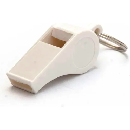 Kemp Plastic Pea Whistle, White, 10-423-WHI