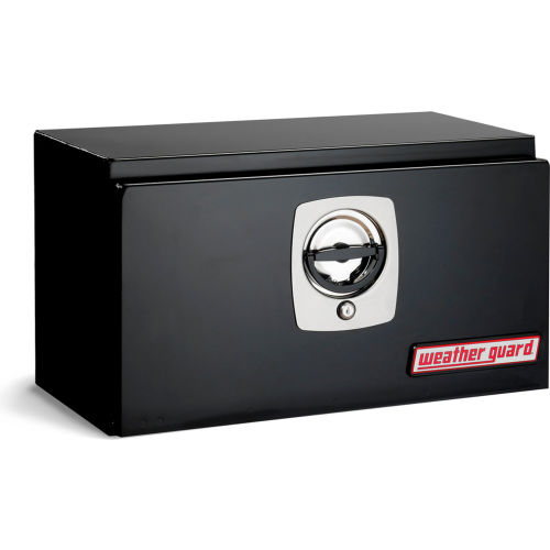 Weather Guard Underbed Truck Box, Black Steel Compact 2.3 Cu. Ft. - 525-5-02