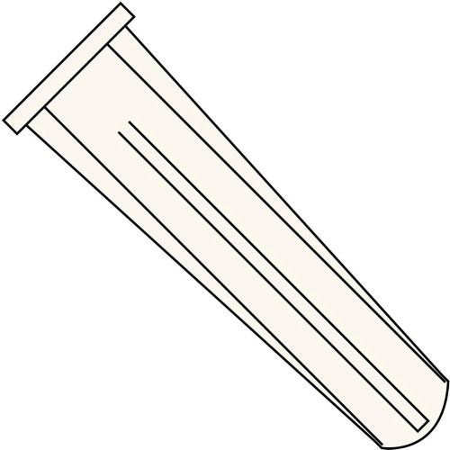 Conical Plastic Anchor - 10-12 x 1 - Blue - Pkg of 5000