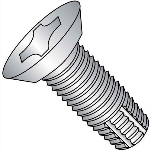 1224X1 Phil Flat Undercut Thread Cutting Screw Type F Full Thread 18 8