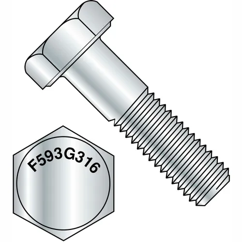 1/213X1 Hex Cap Screw 3 16 Stainless Steel, Pkg of 50