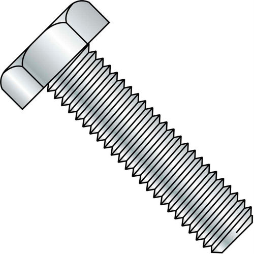 1/2-13X1 1/2 Hex Tap Bolt A307 Fully Threaded Zinc, Pkg of 200