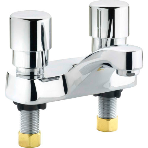 Krowne® 16480L Royal Series SelfClosing Metering Lavatory Faucet, 1.5 GPM