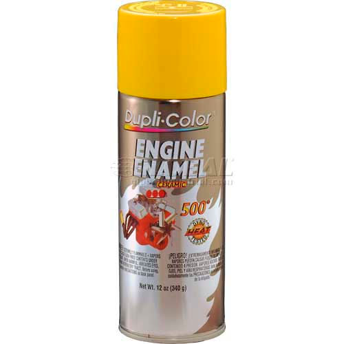 DupliColor® Engine Enamel With Ceramic Daytona Yellow 12 Oz. Aerosol
