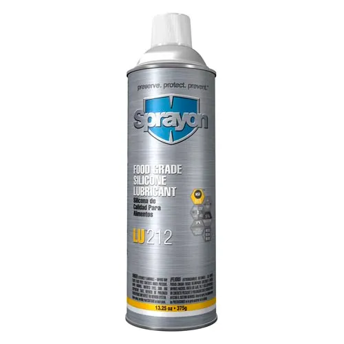 Sprayon LU212 Food Grade Silicone Lubricant, 13.25 oz. Aerosol Can