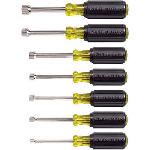Klein Tools® Nut Driver Set 3" Shafts, 7 Pc 631
