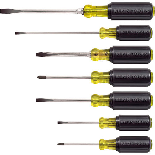 Klein Tools® 7 Piece Cushion-Grip Screwdriver Set 85076