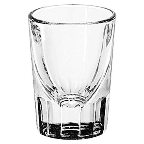 Libbey Glass 5126 - Whiskey Glass 2 Oz., Plain Fluted, 48 Pack