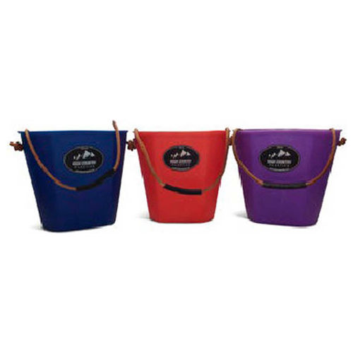 High Country Plastics Lucky Bucket With Flat Back, LB-5B, 5 Gallons, Blue