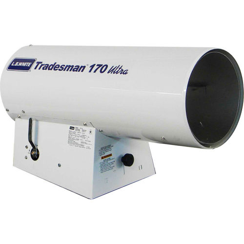 L.B. White® Propane Portable Forced Air Gas Heater W/ Diagnostics, 170000  BTU