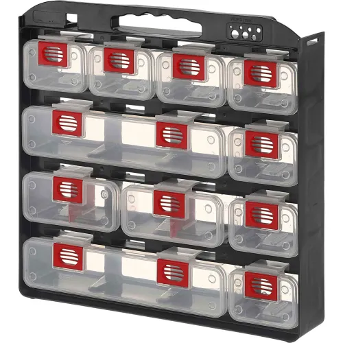 Plano ProLatch™ StowAway® 6-21 Adjustable Compartment Box,  14Wx9-1/8Dx2-13/16H, Clear - Pkg Qty 3