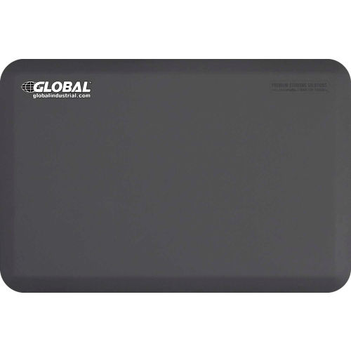 Global Industrial&#8482; Supreme Anti Fatigue Mat 3/4&quot; Thick 2' x 3' Gray