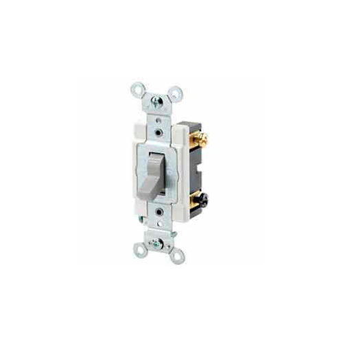 Leviton 1224-S 20a, 120/277v, 4-Way Ac Quiet Switch, Grounding, Brown