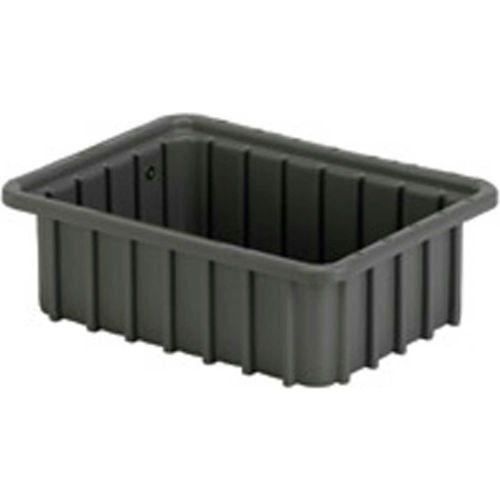 LEWISBins Divider Box DC1035 10-13/16" x 8-5/16" x 3-1/2", Gray - Pkg Qty 16