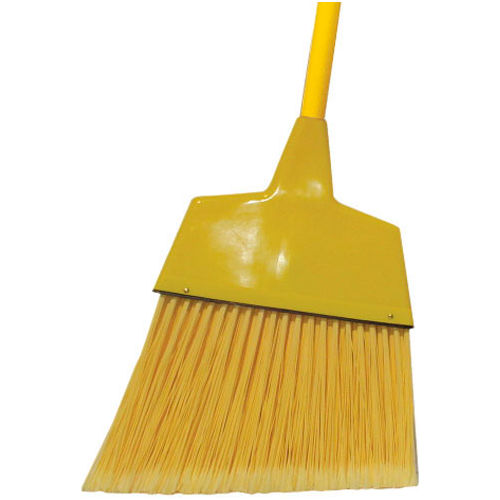 42" Poly Bristle Angler Broom, Yellow 12/Pack - UNS932M