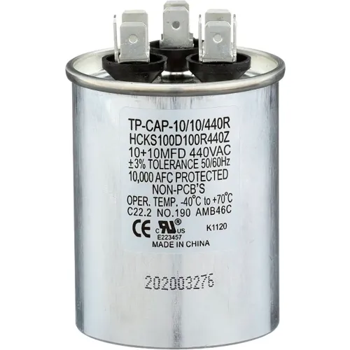 Capacitor Nordyne 01-0098 45/5/440 Round Capacitor Nordyne 01 0024