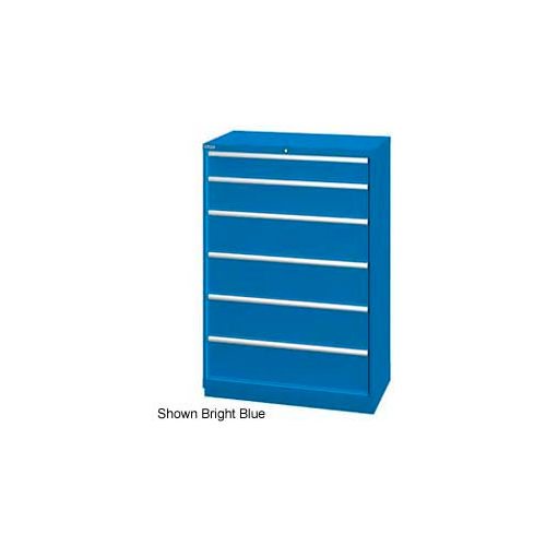 Lista 40-1/4"W Cabinet, 6 Drawer, 42 Compart - Bright Blue, No Lock