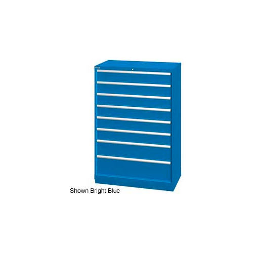 Lista 40-1/4&quot;W  Cabinet, 8 Drawer, 84 Compart - Bright Blue, Master Keyed