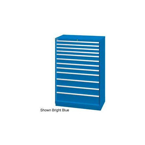 Lista 40-1/4"W Cabinet, 12 Drawer, 174 Compart - Classic Blue, Keyed Alike