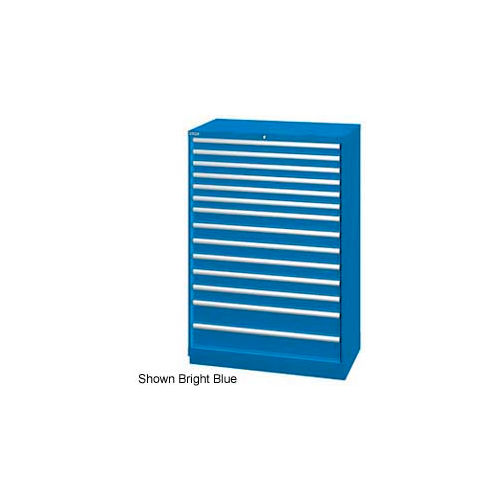 Lista 40-1/4"W Cabinet, 14 Drawer, 222 Compart - Classic Blue, Master Keyed